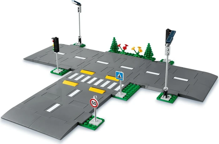 LEGO City - Straßenkreuzung mit Ampeln