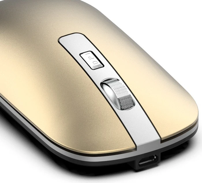 Inca IWM-531RS Wireless Mouse gold, USB/Bluetooth