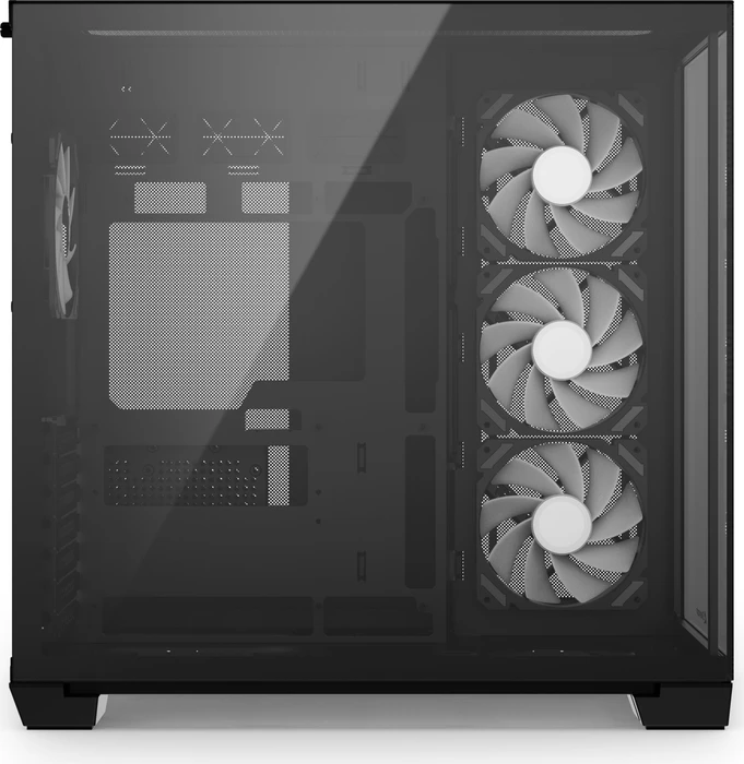 Sharkoon Steel Shark Black, Glasfenster