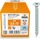 HECO TOPIX-plus verzinkt blau A3K Torx T20 Holzschraube, 3.5x12mm, 200 Stück (60175)