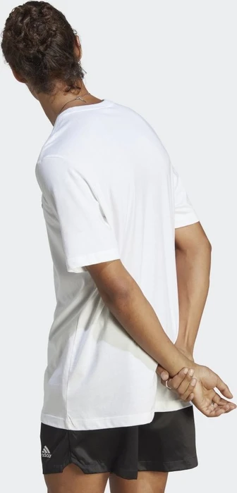 adidas Essentials Single Jersey Embroidered Small Logo T-Shirt kurzarm weiß (Herren)