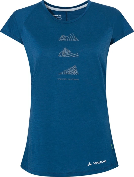 Vaude Tekoa Wool Funktionsshirt kurzarm shore blue (Damen)