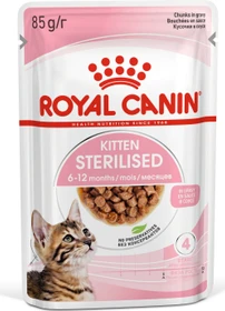 Royal Canin Kitten Sterilised feine Stückchen in Soße, 1.02kg (12x 85g)