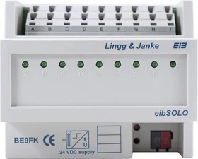 Lingg & Janke BE9FK KNX Binäreingang 9-fach, 6TE REG (89501)