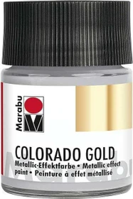 Marabu Colorado Gold Effektfarbe, platin, 50ml