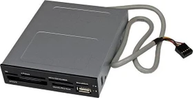 StarTech Multi-Slot-Cardreader, USB 2.0 9-Pin Stecksockel [Stecker] (35FCREADBK3)
