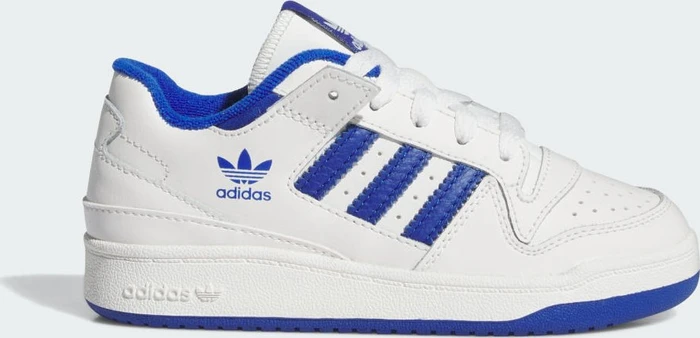 adidas Forum Low CL core white/royal blue (Junior)