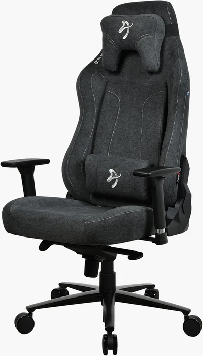 Arozzi Vernazza XL Soft Fabric Gamingstuhl, dark grey