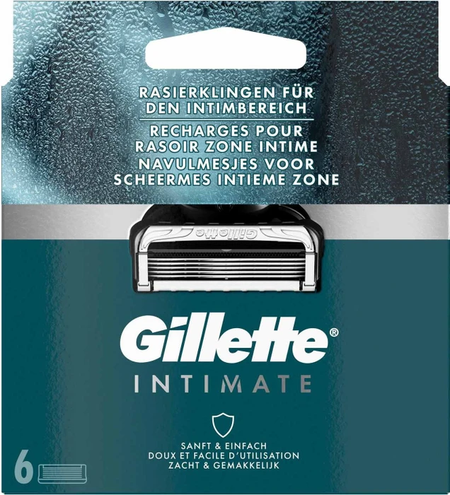 Gillette Intimate Rasierklinge, 6 Stück