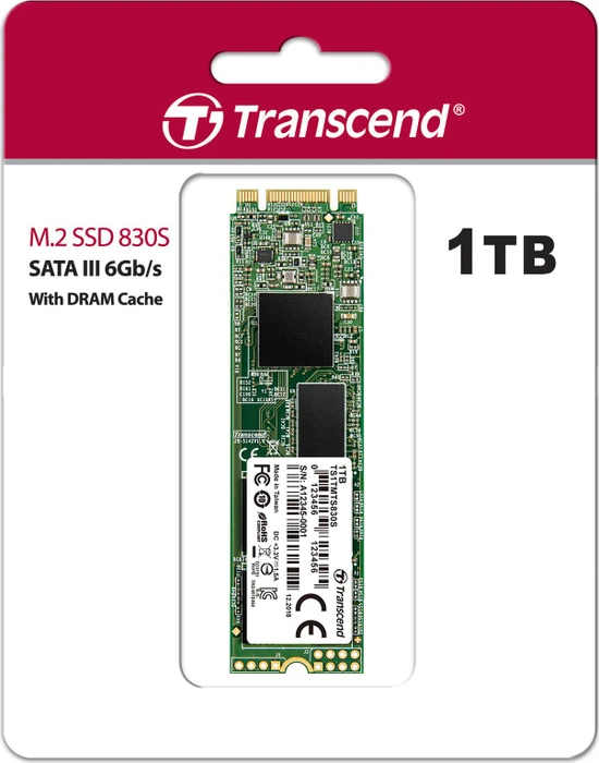 Transcend MTS830S SSD 1TB, M.2 2280 / B-M-Key / SATA 6Gb/s