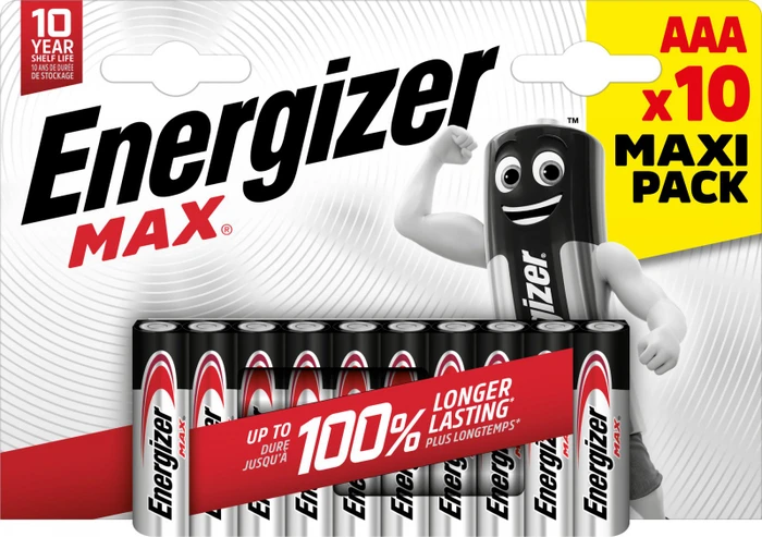 Energizer Max Micro AAA, 10er-Pack (E301534700)