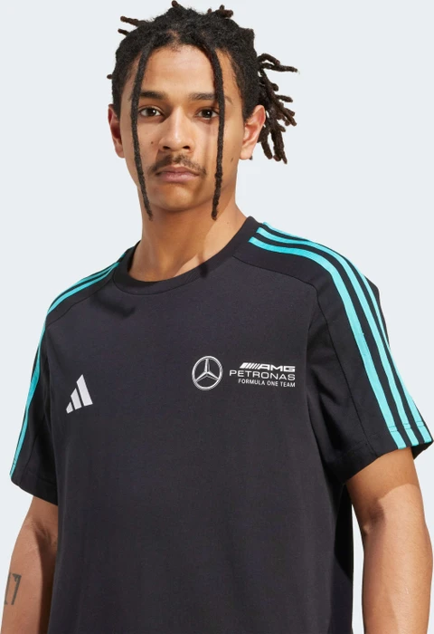adidas Mercedes AMG Petronas Formula One Team DNA T-Shirt kurzarm schwarz/weiß (Herren)
