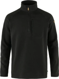 Fjällräven Övik Fleece Half Zip Pullover schwarz (Herren)