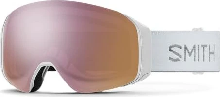 Smith 4D Mag S white chunky knit/chromapop everyday rose gold mirror