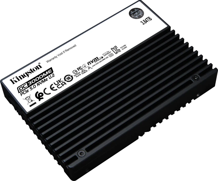Kingston DC3000ME PCIe 5.0 NVMe U.2 SSD 3.84TB, U.2 / PCIe 5.0 x4