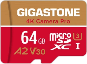 Gigastone 4K Camera Pro R95/W35 64GB Kit, UHS-I U3, A2, Class 10