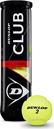 Dunlop Club All Court Tennisbälle, 4 Stück