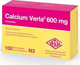 Calcium Verla 600mg Filmtabletten, 100 Stück