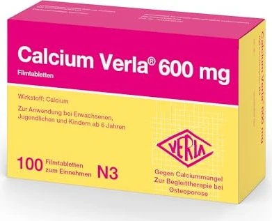 Calcium Verla 600mg Filmtabletten, 100 Stück