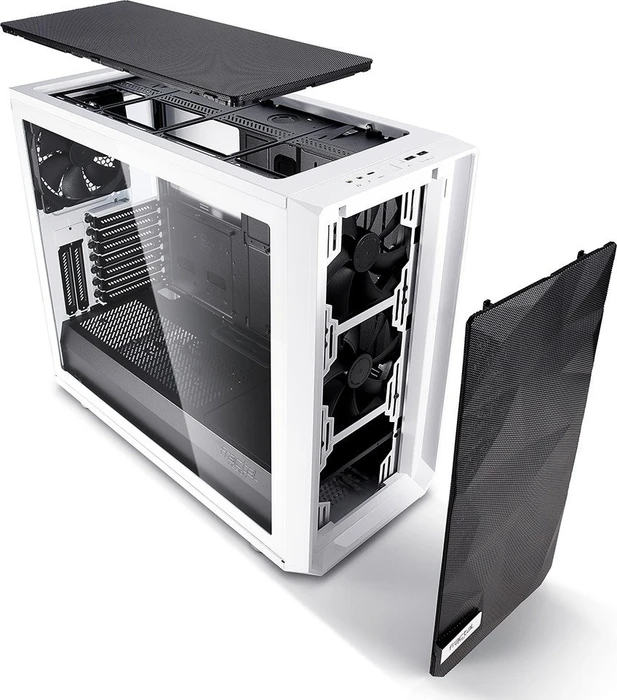 Fractal Design Meshify S2 White TG Clear, Glasfenster