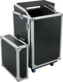 Roadinger Spezial-Kombi-Case LS5 Laptop-Rack, 17HE