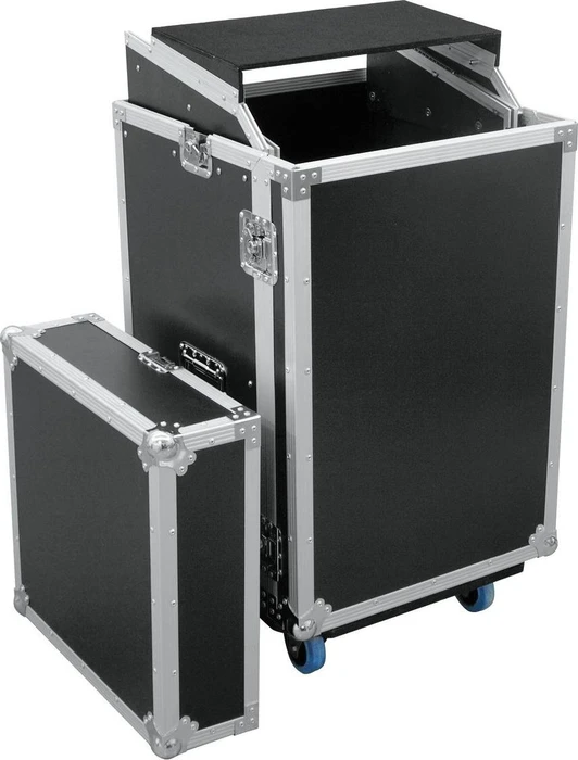 Roadinger Spezial-Kombi-Case LS5 Laptop-Rack, 17HE