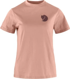 Fjällräven Fox Boxy Logo Funktionsshirt kurzarm dusty rose (Damen)