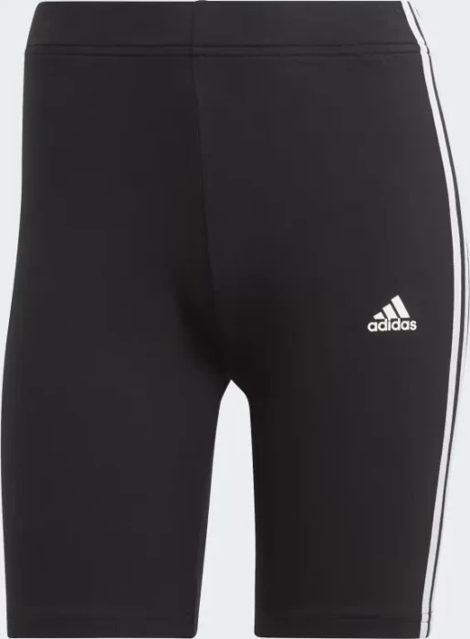 adidas Essentials 3-Streifen Tights Hose kurz schwarz/weiß (Damen)