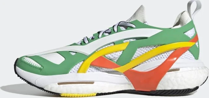 adidas Solar Glide by Stella McCartney green/cloud white/semi impact orange (Damen)