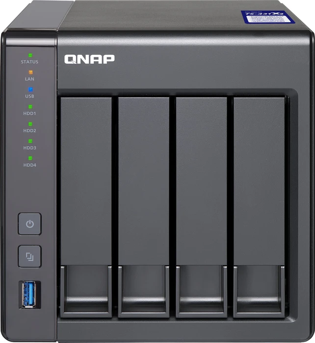 QNAP Turbo Station TS-431X2-2G, 2GB RAM, 1x SFP+ 10Gb/s, 2x RJ-45 1000Base-T