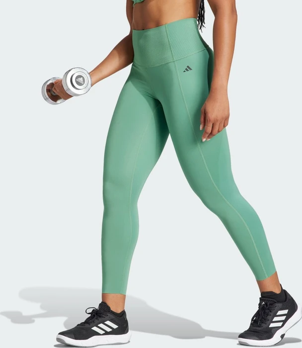 adidas Optime Power Hose 7/8 preloved green (Damen)