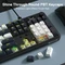 Redragon Wyvern K761 Pro Wireless, Abyssal Blue, LEDs RGB, Mint Mambo, USB/Bluetooth, US Vorschaubild