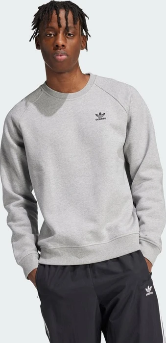 adidas Trefoil Essentials Sweatshirt medium grey heather (Herren)
