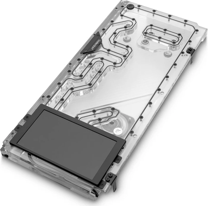 EK Water Blocks Quantum Line EK-Quantum Reflection² PC-O11D XL D5 PWM D-RGB, Verteilerplatte mit Pumpe, Screen Edition