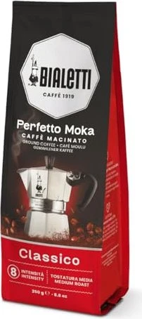 Bialetti Perfetto Moka Classico Kaffeepulver, 250g