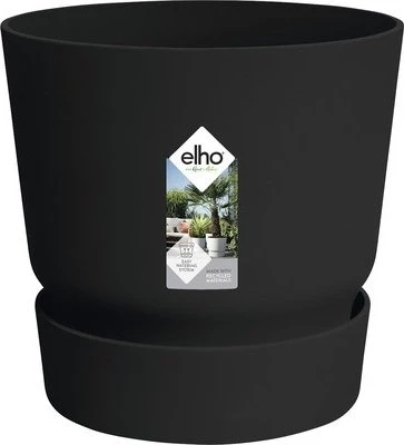 Elho Greenville 39cm living schwarz