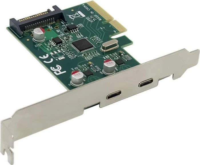Conceptronic 2x USB-C 3.1, PCIe 3.0 x4