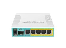 MikroTik RouterBOARD hEX PoE Gigabit Router, 5x RJ-45, 1x SFP, PoE (RB960PGS)