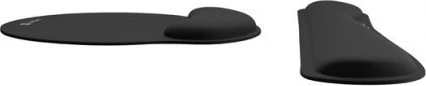Natec Chimpunk 2-in-1 Ergonomisches Set Mauspad und Handgelenkauflage, schwarz