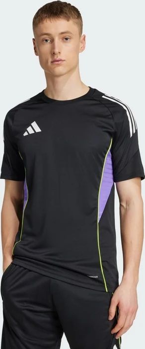 adidas Tiro 25 Competition Funktionsshirt kurzarm black/purple rush (Herren)