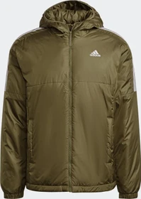 adidas Essentials Insulated Hooded Jacke focus olive (Herren)