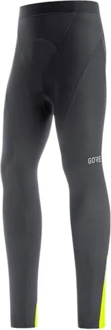 Gore Wear C3 Thermo Tights+ Fahrradhose lang black/neon yellow (Herren)