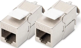 Digitus Keystone Modul RJ-45 Buchse via Verlegekabel Cat6a, 2er-Pack