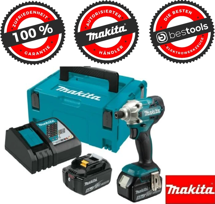 Makita DTD156RTJ Akku-Schlagschrauber inkl. MAKPAC + 2 Akkus 5.0Ah