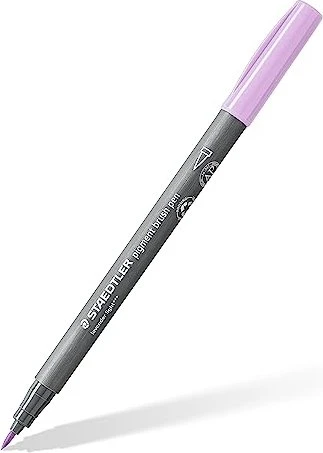 Staedtler pigment brush pen 371 lavendel hell, 10er-Pack