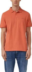 s.Oliver Baumwollpiqué Poloshirt kurzarm orange (Herren)