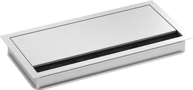Bachmann Loop Square Kabeldurchführung, 240mm, silber