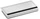 Bachmann Loop Square Kabeldurchführung, 240mm, silber (930.320)