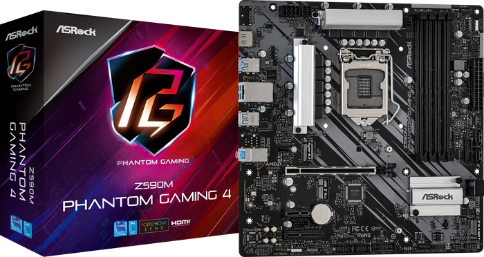 ASRock Z590M Phantom Gaming 4 (Intel 1200)