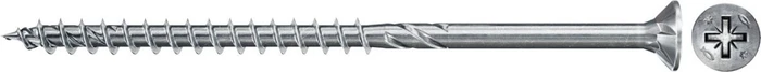 fischer PowerFast FPF II CZP BC 100 PZ3 Spanplattenschraube, 6x90mm, 100 Stück